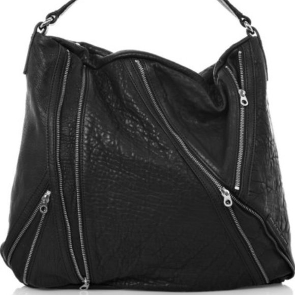 Marc By Marc Jacobs Handbags - Marc by Marc Jacobs Leola Zipper Black Leather